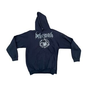 Behemoth The Satanist Band Hoodie Black Metal Nergal Trinity Symbol Large